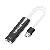 Tarjeta De Sonido Adaptador 2 En 1 Externo Usb C A 3,5mm