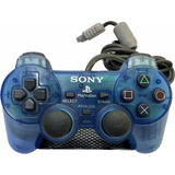 Control Play Station 1 Original Azul