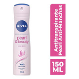 Antitranspirante En Aerosol Nivea Pearl & Beauty 150ml 48hr Fragancia Delicada