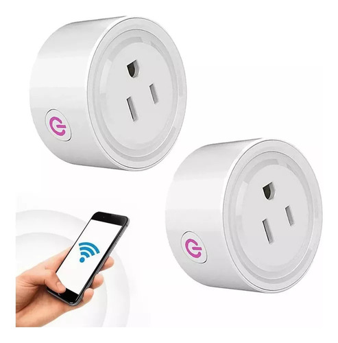 2 Enchufes Inteligentes Contact Wifi Switch Alexa