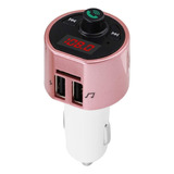 Transmisor De Audio Bluetooth Inalambrico Para Coche (rosa)
