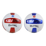 Pelota De Voley Cuero Sintético N° 5 Color Blanco/azul