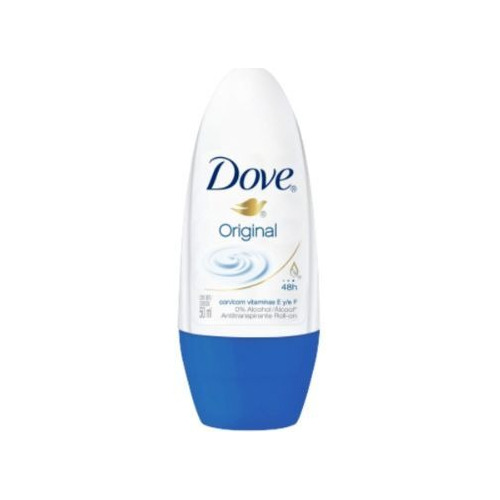 Desodorante Dove Roll On Original 50ml Pack 6unid