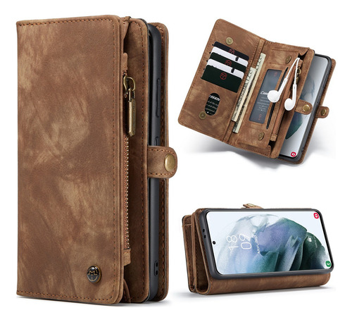 Funda De Cuero For Huawei Tipo Cartera Extraíble Unisex