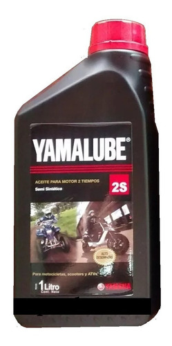 Aceite Yamalube 2t 2s Semi Sintetico 1l Mezcla En Fas Motos