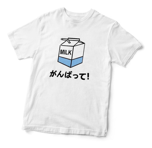  Remera Milk Japanese - Unisex - Aesthetic Anime Kawaii