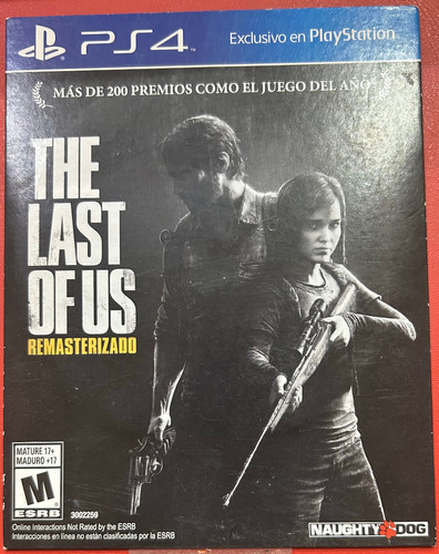 The Last Of Us Remastered  Standard Edition Sony Ps4 Físico