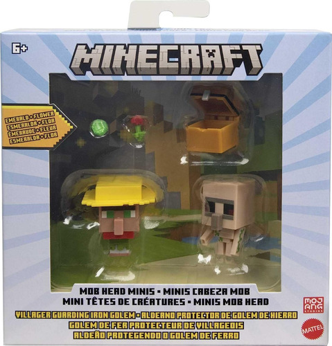 Paquete De Miniexploradores De Cuevas De Minecraft Mob Head
