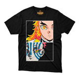 Playera Demon Slayer Rengoku Vs Akaza Kimetsu Yaiba Anime