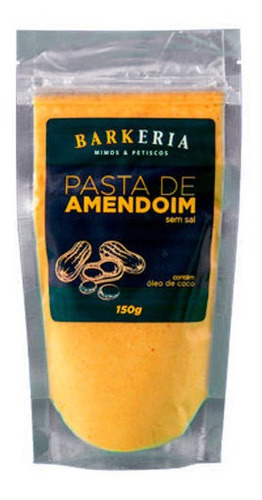 Pasta De Amendoim Para Cães Barkeria 150g