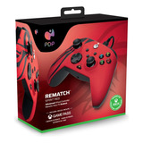 Control Alambrico Pdp Rematch Spirit Red Para Series X 