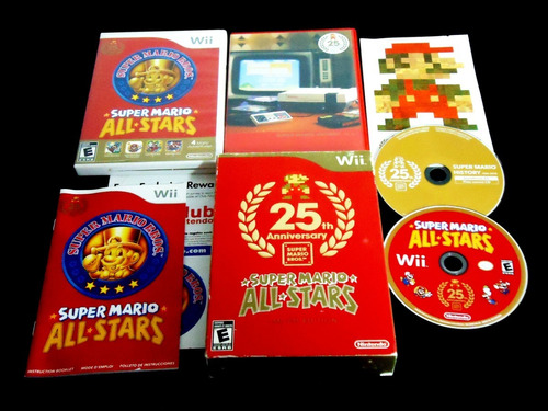 ¡¡¡ Super Mario All Stars 25 Aniversario Nintendo Wii !!!