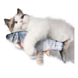 Peixe Com Catnip Brinquedo Gato Anti Stress Pelucia Catnip
