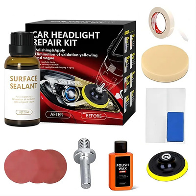 Kit De Restauración De Faros Disco Cuidado Pulido Coche | Meses sin interés