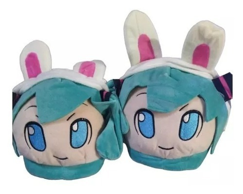 Pantuflas Kawaii Hatsune Miku Pantufla Anime Unisex 