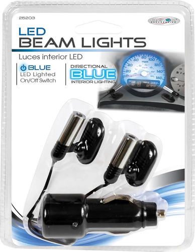 Luces Interiores De 2 Leds Azules Ultrabrillantes 