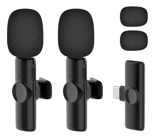 Microfones Lapela Sem Fio Bluetooth Tipo C Original Android