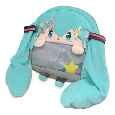 1zs ..mochila De Peluche Hatsune Miku Caricatura S1 | Envío gratis