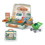 Kit Juguete Mochila Juego Niños Y Niñas Didactico Comedor