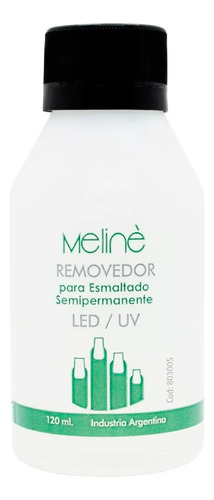 Meline Removedor Para Esmalte Uñas Semipermanentes 120 Ml