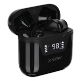 Auriculares Inalambricos In-ear Xpods3 Bluetooth X-view Color Negro
