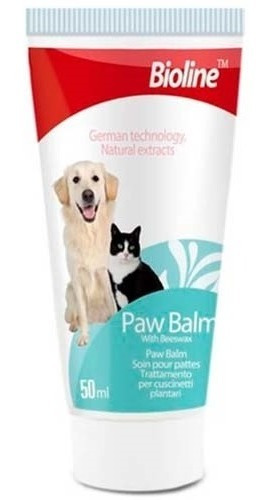 Crema Para Patas/gatos O Perros/bioline 50 Ml/boxcatchile