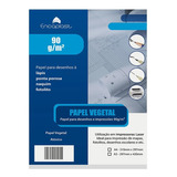 Papel Vegetal Para Fotolito Serigrafia 90gr A4 Profissional