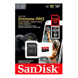 Cartão De Memória Sandisk Extremepro Microsdxc 128gb200-90mb