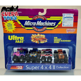 --- Culpatoys Super 4 X 4 Micro Machinne Set Vintage Raro --