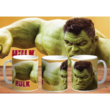 Taza - Tazón De Cerámica Sublimada: Hulk