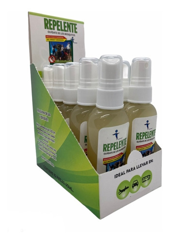 Repelente Liquido 60ml C/atomizador Practico Exhibidor C/10 