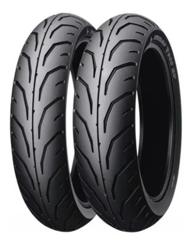 Combo Juego Cubiertas Cg 125 150 Ybr Ax Zanella Dunlop Tt900