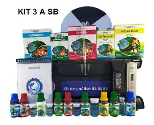 Kit Para Analise De Água Para Piscicultura S/ Balança