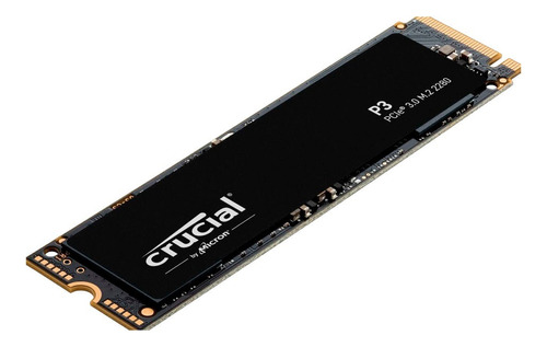 Ssd Crucial P3 500gb M.2 2280 Pcie Nvme M.2 Leitura 3500 Mbs E Gravação 1900 Mbs - Ct500p3ssd8 