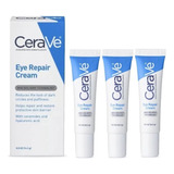 3 Cremes Reparador Para Olhos Textura Ultraleve 15ml Cerave