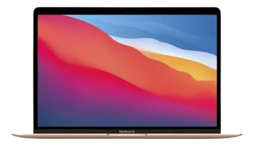 Apple Macbook Air 13 Pol Ouro Chip M1 256gb Ssd 8 Gb Ram 