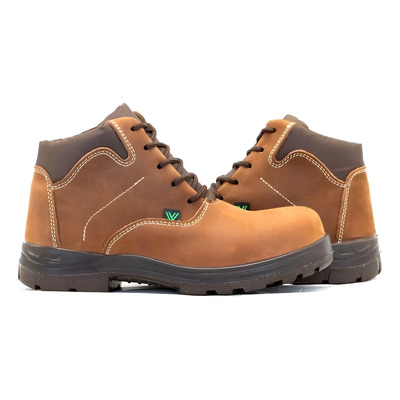 Vanvien Bota De Seguridad Intrepid Cafe De Piel Dieléctrico | MercadoLibre