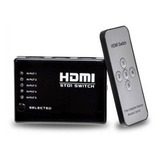 Chaveador Switch Hdmi 5x1 - V.1.4 Com Controle Remoto