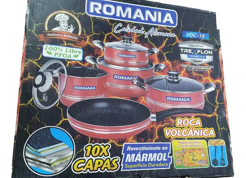 Set Romania Por 9 Piezas - Ollas + Sarten + Jarro