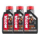 Aceite Moto 4t 7100 5w40 100% Sntetico Motul 3l