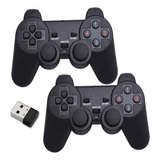 Kit 02 Controles Sem Fio: Game Stick, Tv Box, Pc, Datafrog