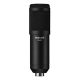 Microfono Dinamico Broadcasting Tascam Tm-70 / Abregoaudio Color Negro
