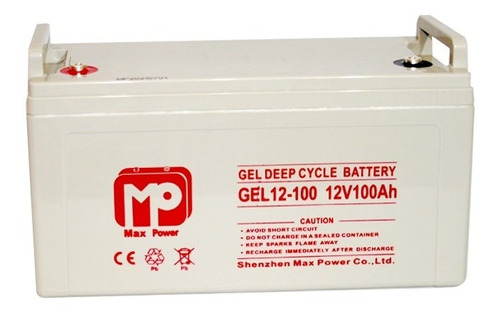 Batería Max Power Gel Ciclo Profundo Mp 100ah