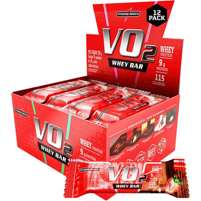 Vo2 Protein Bar Morango 12 und Integralmédica | MercadoLivre