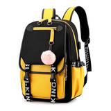 Mochila Kawaii Mochila De Moda Juvenil Coreana / Con Puerto Usb / Bolsa De Viaje / Bolsa Informal