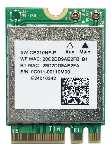 Ac1200m Bcm94356z Ngff M.2 Wi-fi 4.1 Rojo Dual