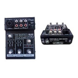 Consola Mixer Portatil Recargable 3 Canales Parquer Mx-3lb