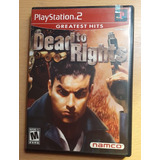 Dead To Rights Playstation 2 Original 