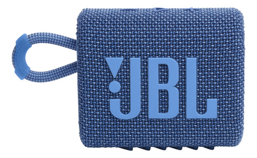 Caixa De Som Bluetooth Jbl Go 3 Eco Blue Original Lacrado