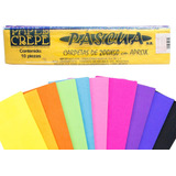 Papel Crepe De Colores Variados (paquete De 10 Piezas) 